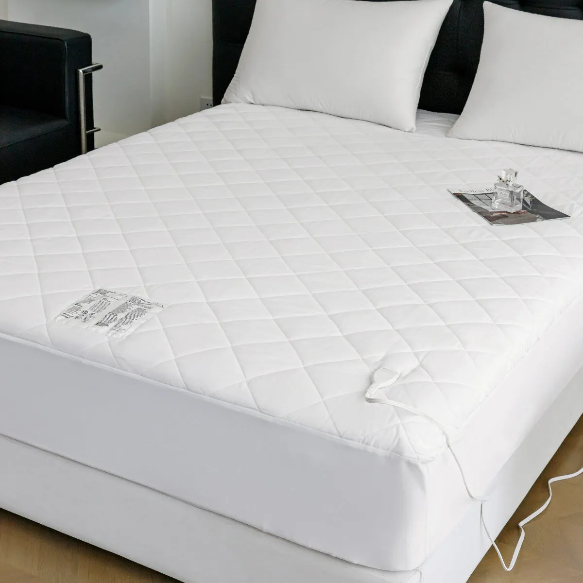 Heated Comfort Mattress Pad - White