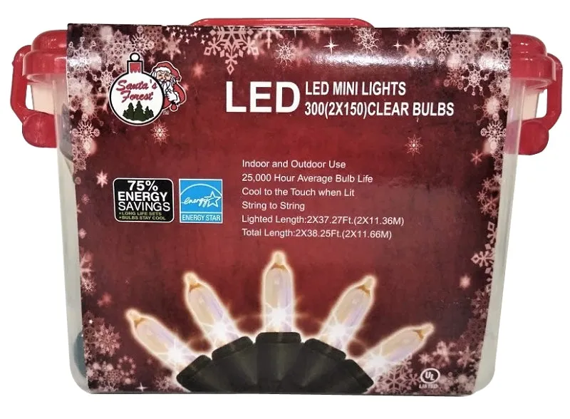 Hometown Holidays 07918 Light Set, 300-Lamp, LED Lamp :EA: QUANTITY: 6