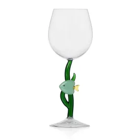 Ichendorf Milano Green Fish and Seaweed Wine Glass, 350ml