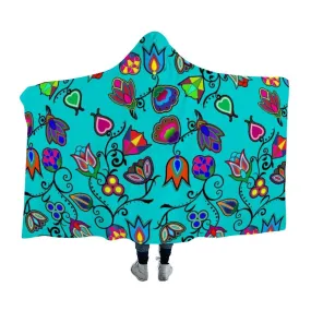 Indigenous Paisley Sky Hooded Blanket