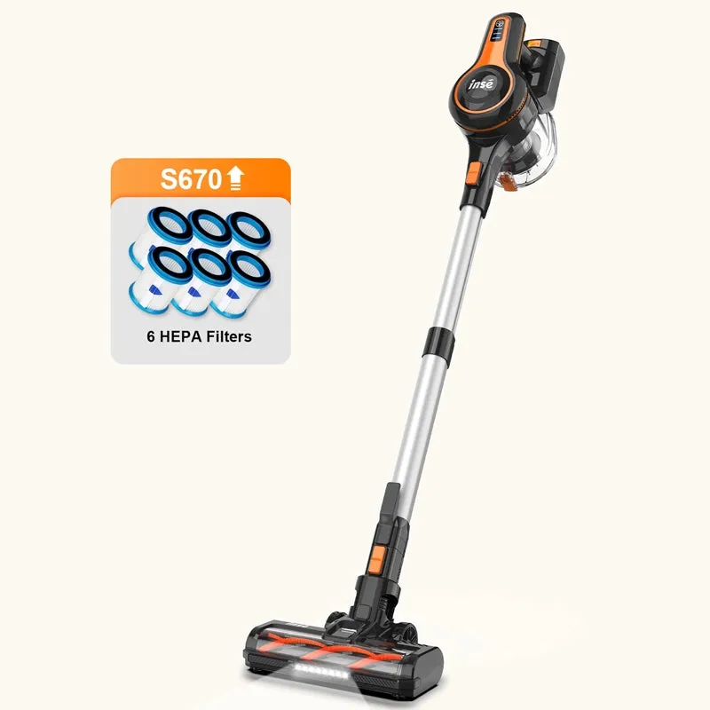 INSE S670 Cordless Vacuum Cleaner 25kpa Powerful Suction 6 in 1 Multifunction