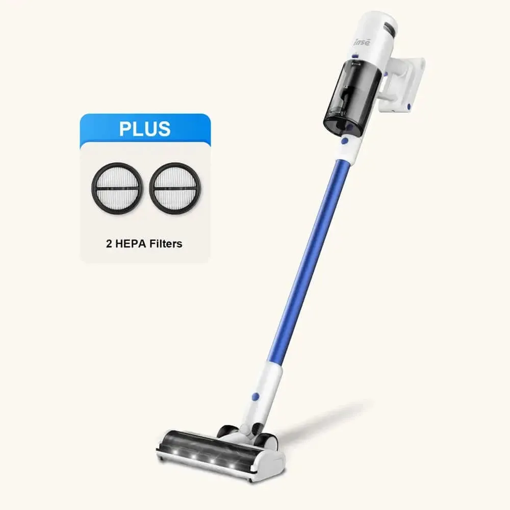 INSE V120 Cordless Vacuum For Hard Floors with 33Kpa Powerful Suction