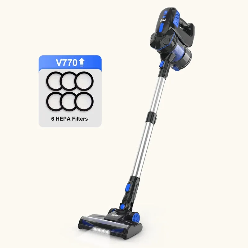 INSE V770 Cordless Vacuum Cleaner 12KPA Suction Power for Harwood Floor Cleaning