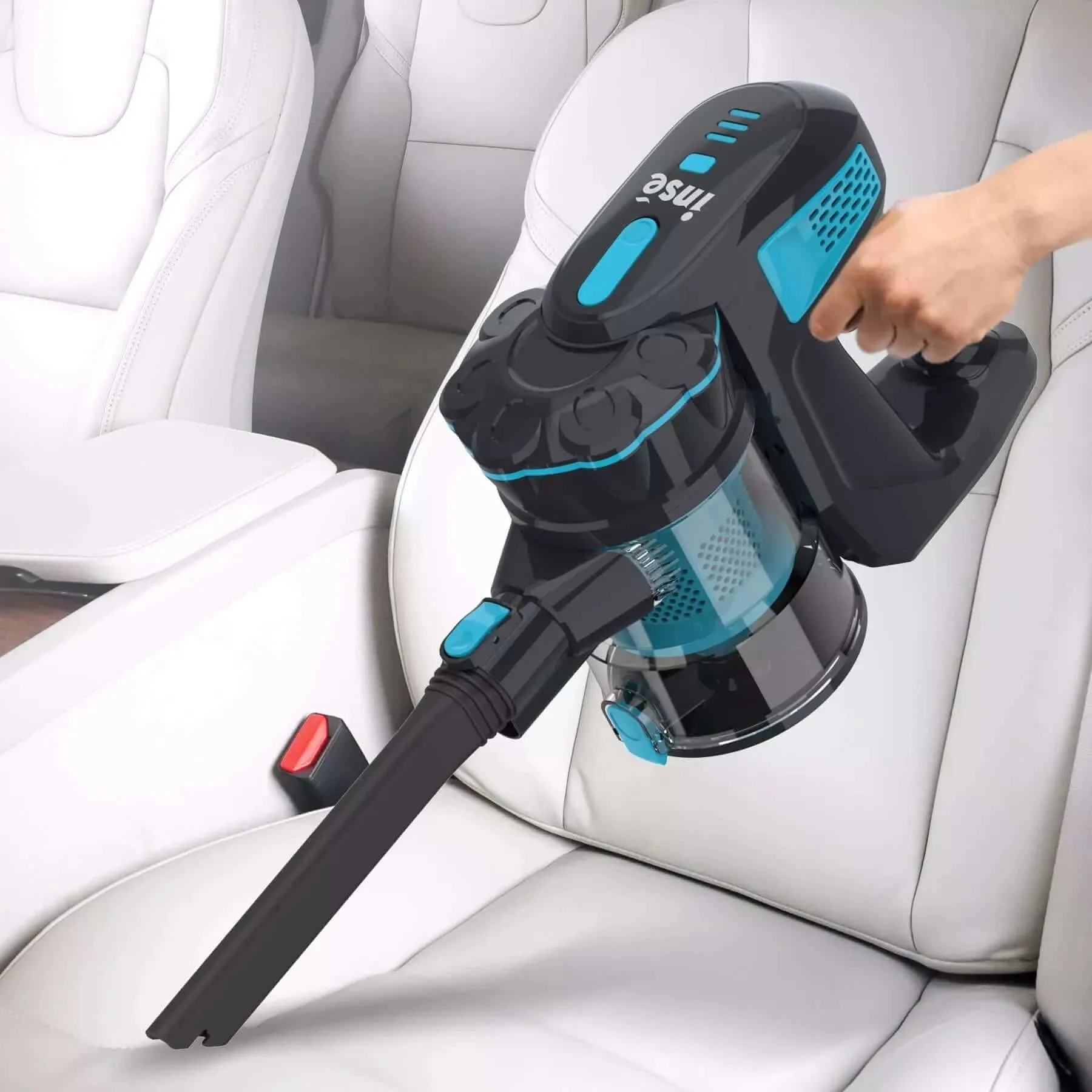 INSE V770 Cordless Vacuum Cleaner 12KPA Suction Power for Harwood Floor Cleaning