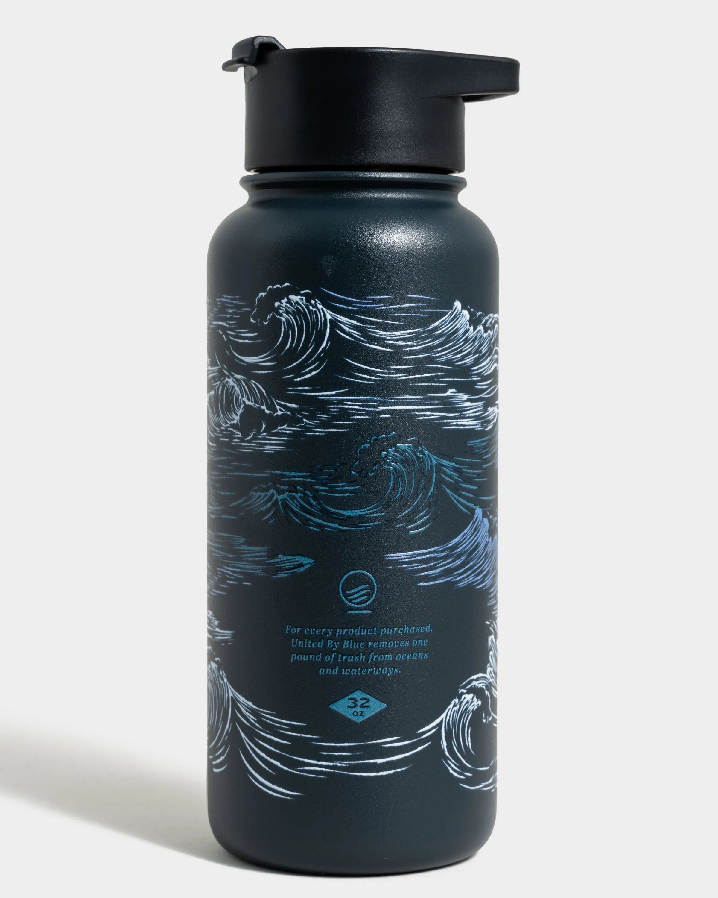 Insulated Steel Bottle 32 Oz. - Waves