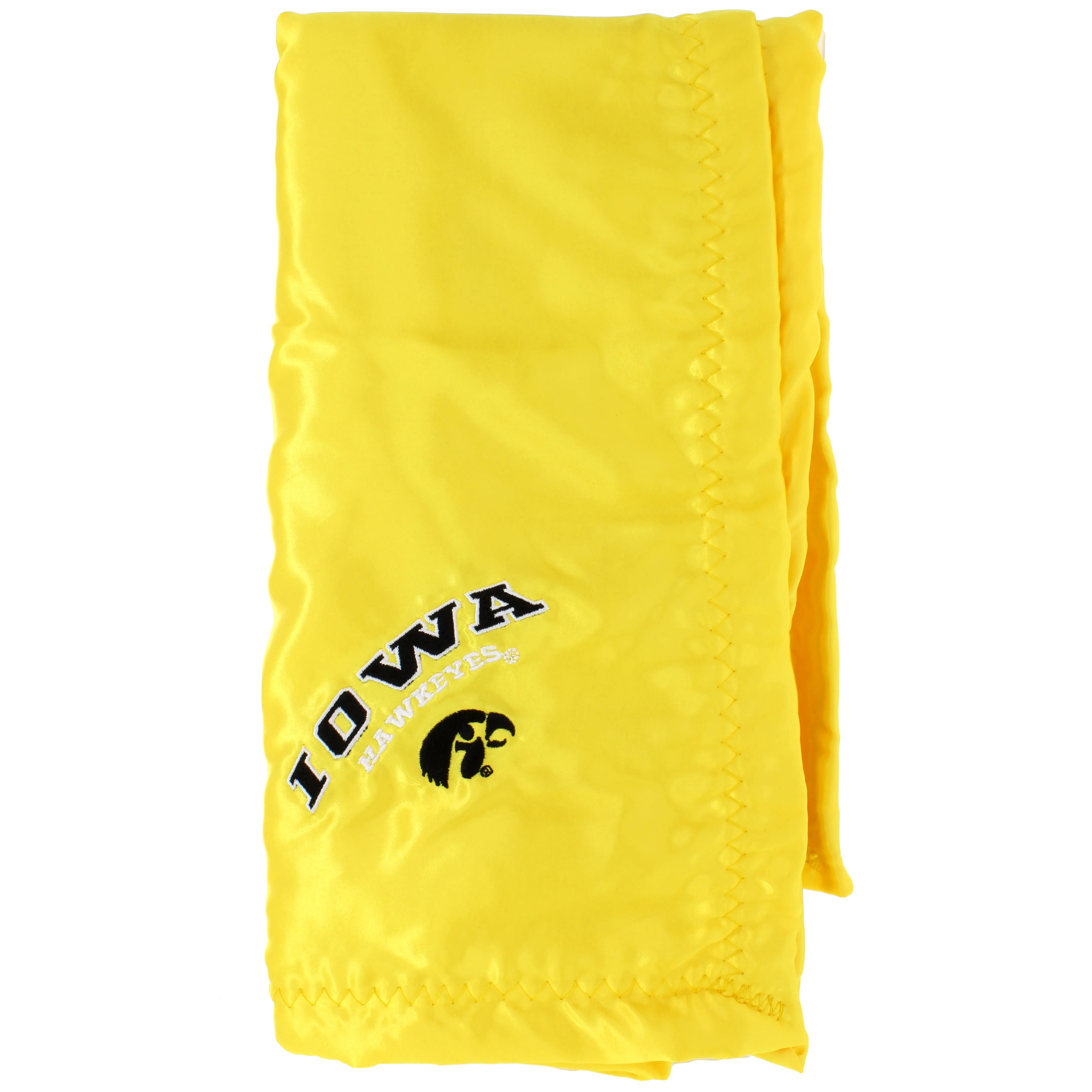 Iowa Hawkeyes Silky and Super Soft Plush Baby Blanket, 28" x 28"