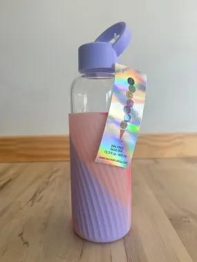 ISCREAM TIE DYE GLASS WATER BOTTLE