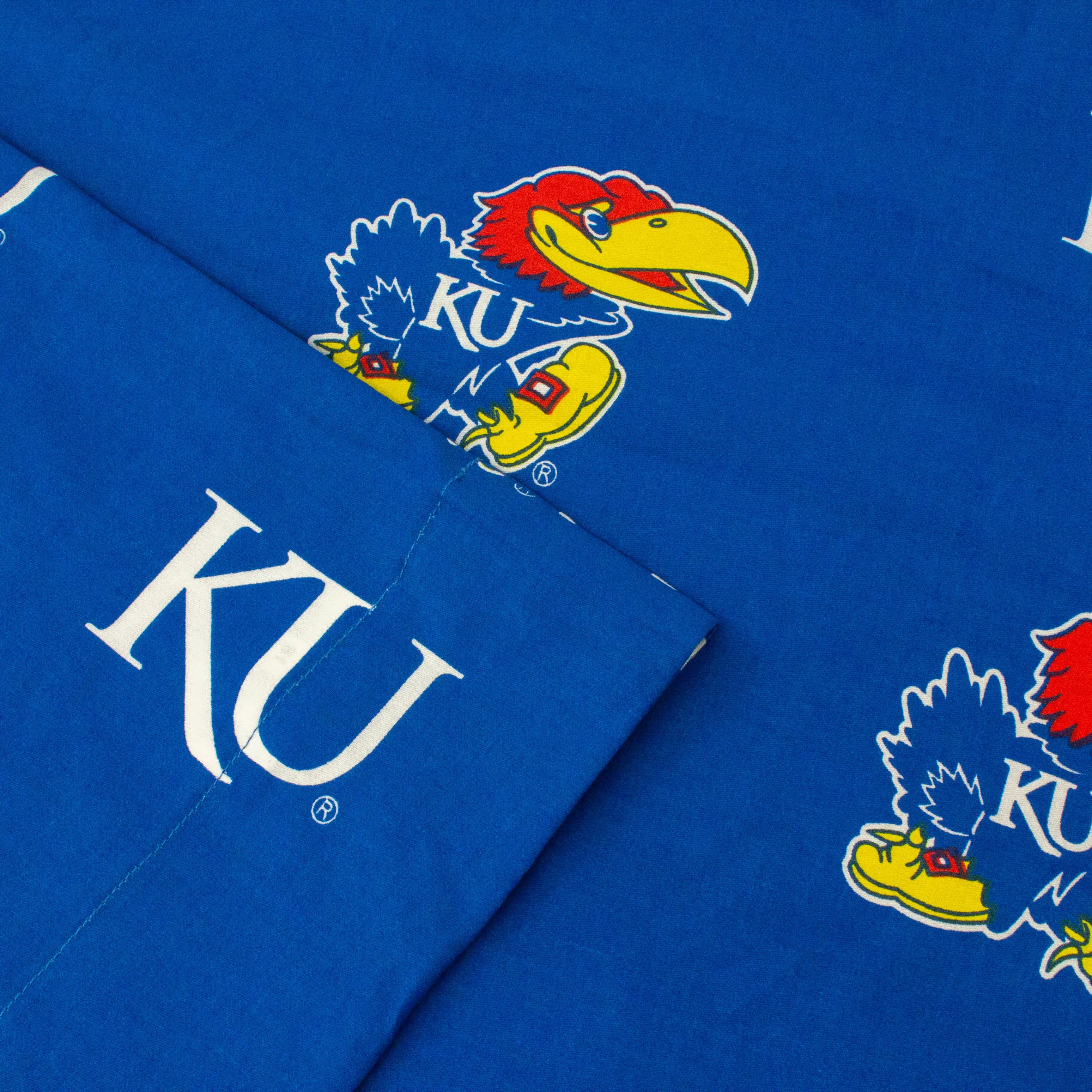 Kansas Jayhawks Body Pillow Pillowcase