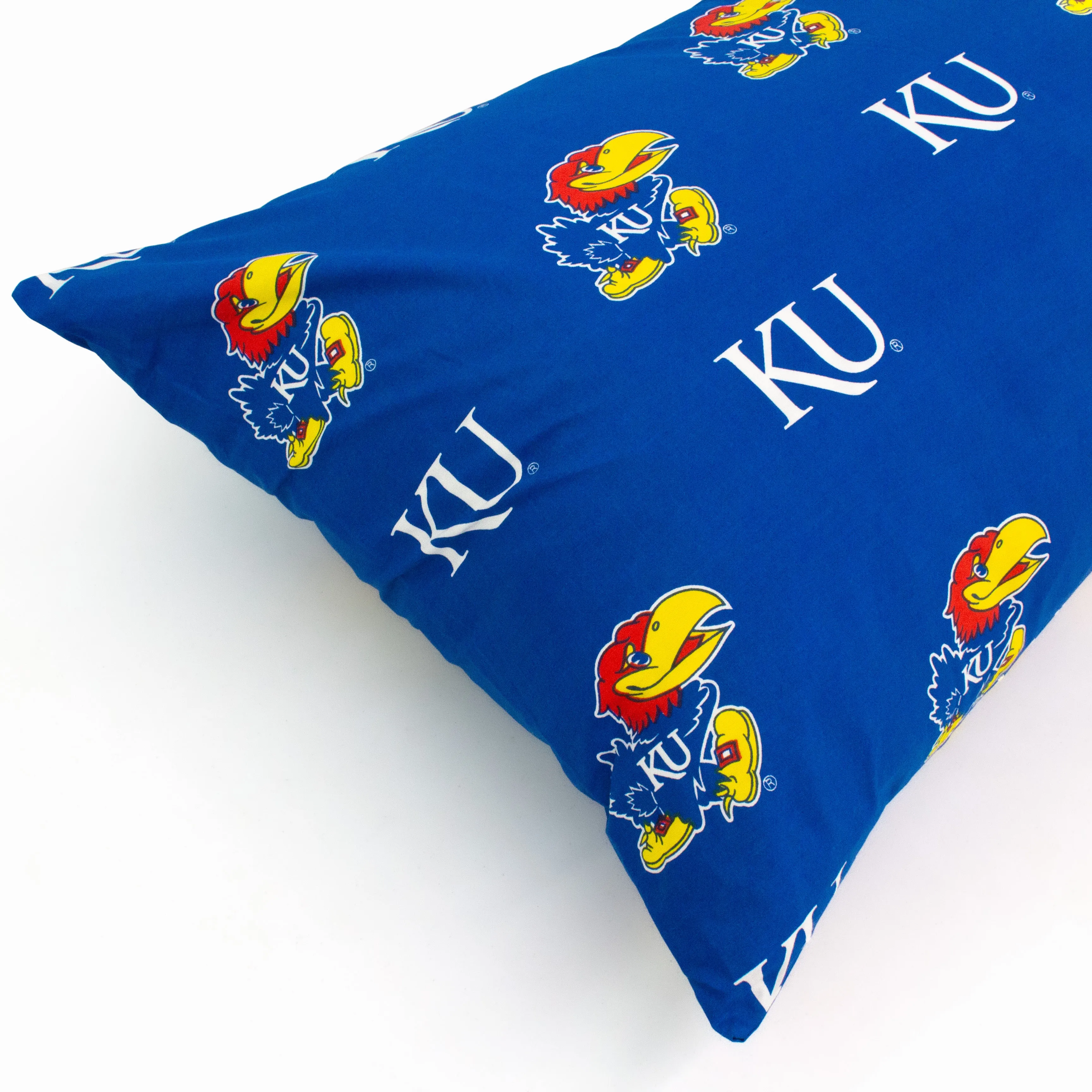 Kansas Jayhawks Body Pillow Pillowcase