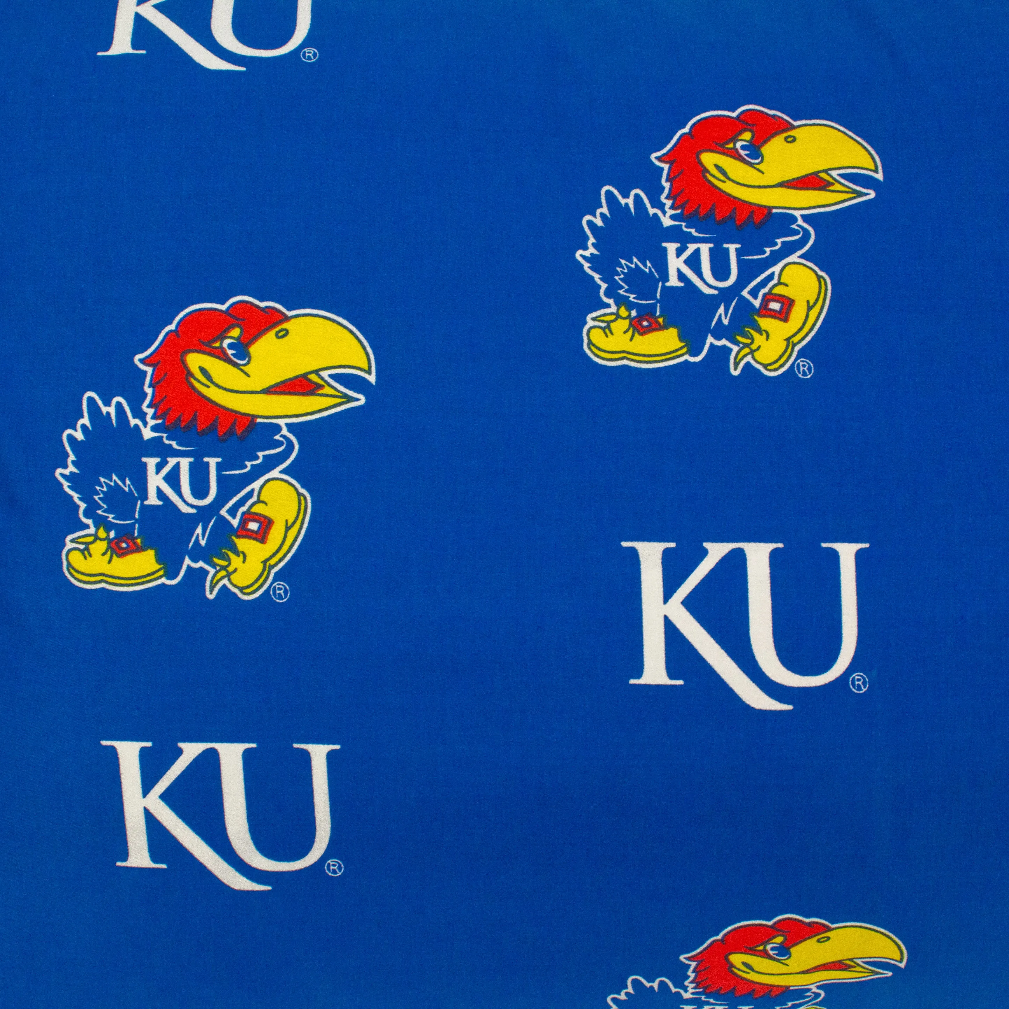 Kansas Jayhawks Body Pillow Pillowcase