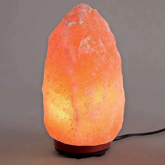 KEPLIN Authentic Natural Pink Himalayan Crystal Rock Salt LAMP Hand Crafted with Complete Electric Fitting, Guaranteed Premium Quality (7-10 KG) [Energy Class A]