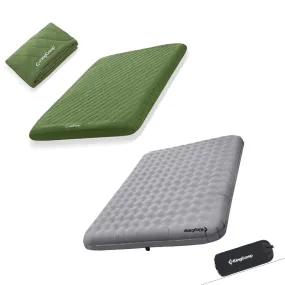 KingCamp Double Air Mattress & Cotton Mattress Cover Bundle