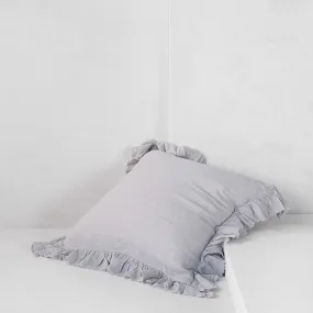 Kristine European Linen Pillowcase - Fog