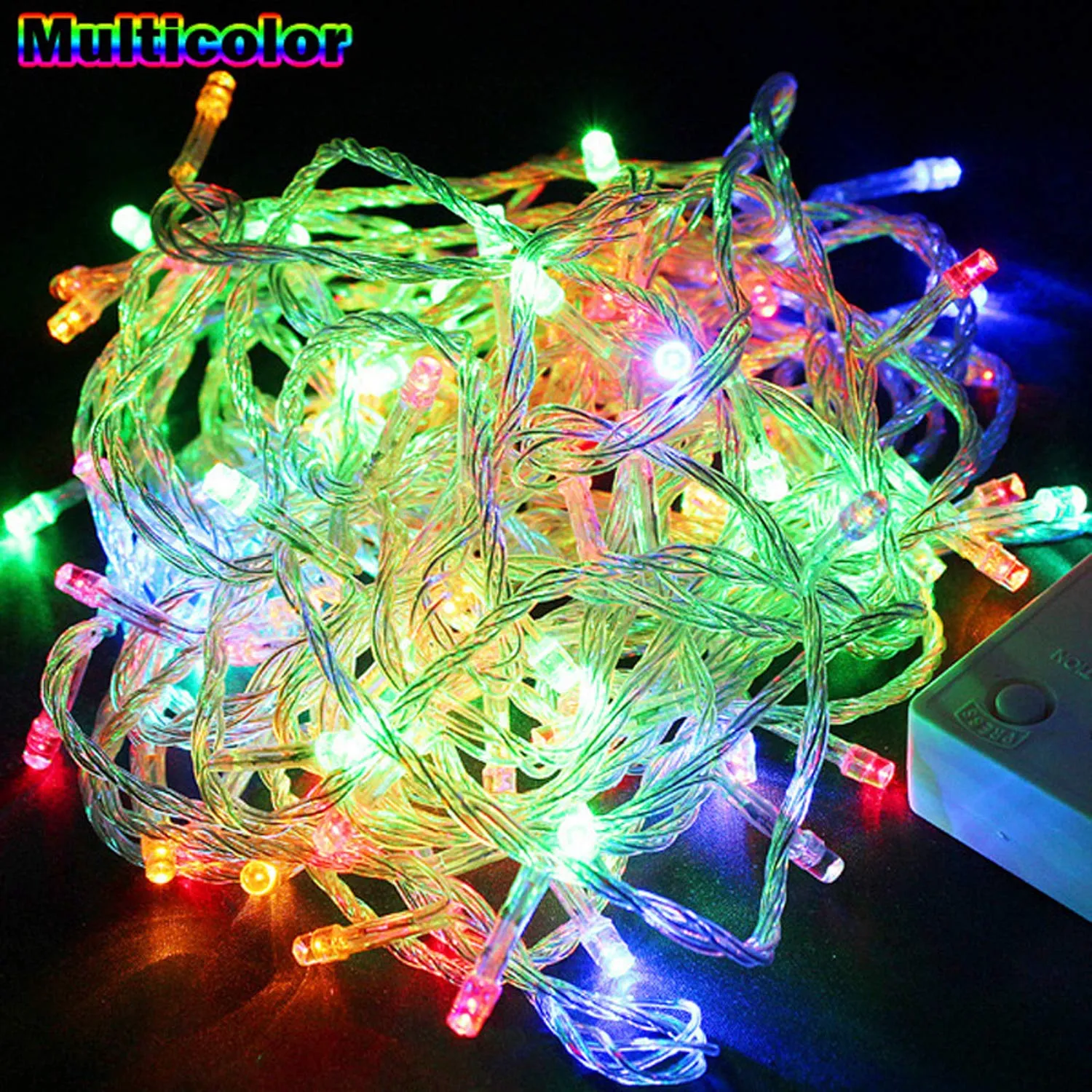 Kuber Industries 3 Pieces 8 MM 20 Meter LED's Waterproof Fairy Decorative String Light - Red Green Blue - Decoration Indoor/Outdoor for Party Wedding Diwali -CTKTC23021