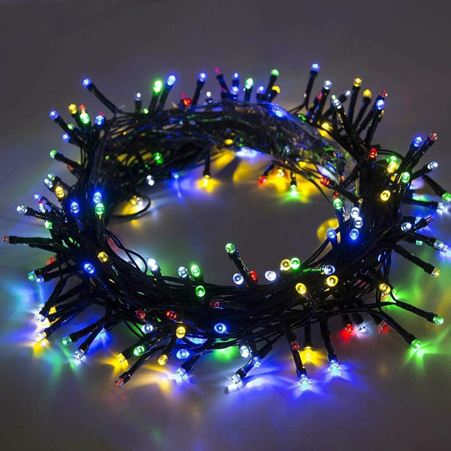 Kuber Industries 3 Pieces 8 MM 30 Meter LED's Waterproof Fairy Decorative String Light - Red Green Blue - Decoration Indoor/Outdoor for Party Wedding Diwali -CTKTC23022