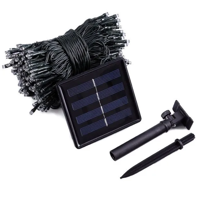 LED Solar String 200LED Blue #4175