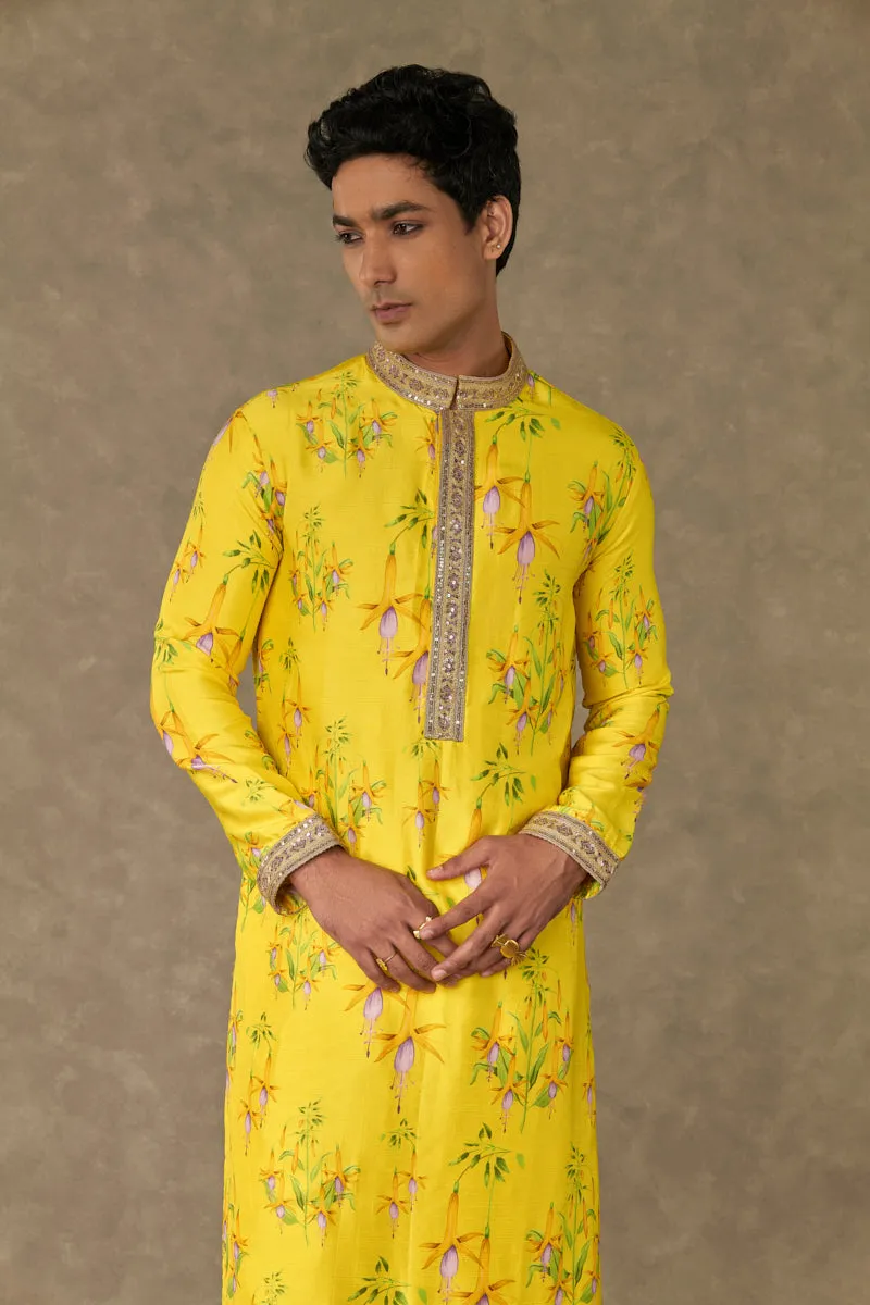 Lemon Yellow Juhi Kurta Set