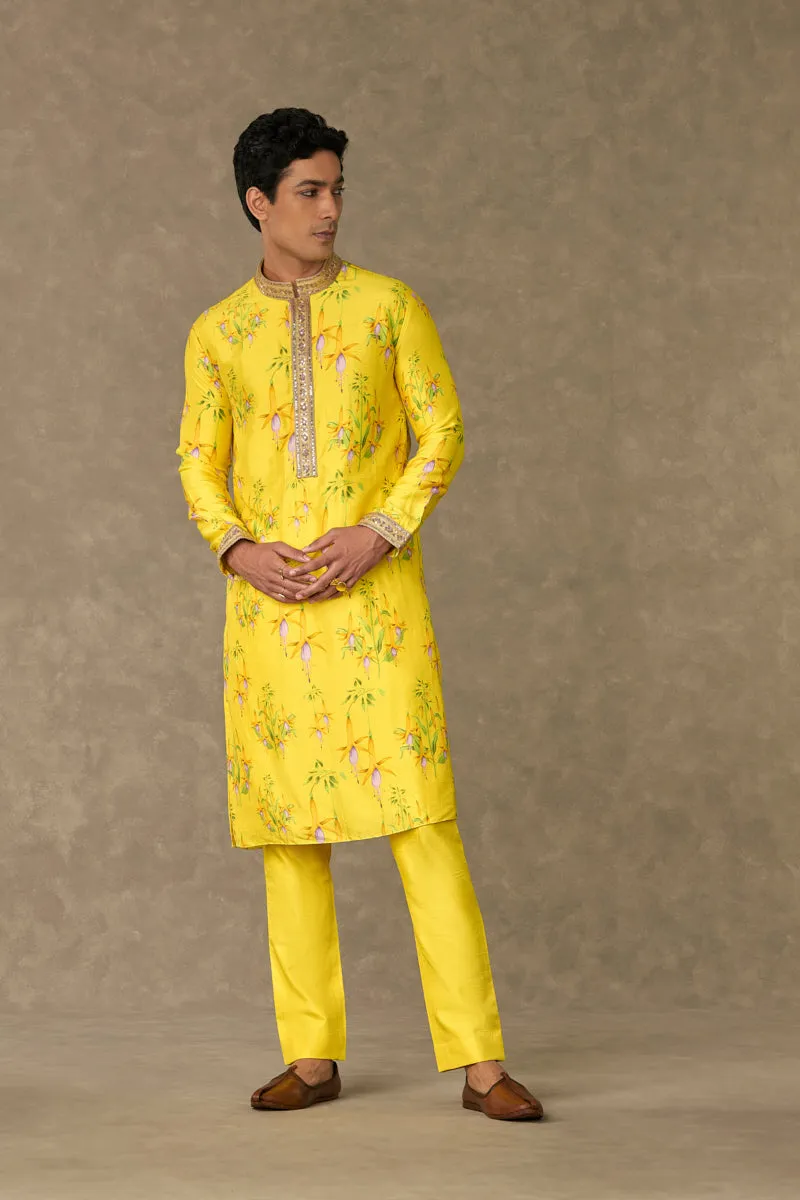 Lemon Yellow Juhi Kurta Set