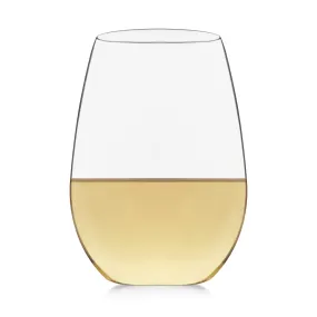 Libbey Signature Kentfield Stemless White Wine Glasses, 21 ounce, Set of 4