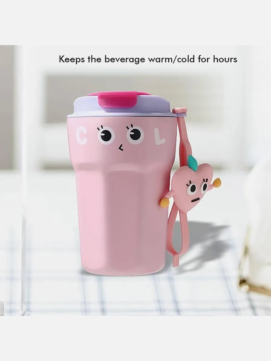 Little Surprise Box Fun Emoji Vacuum Insulated Stainless Steel Tumbler For Kids & Adults