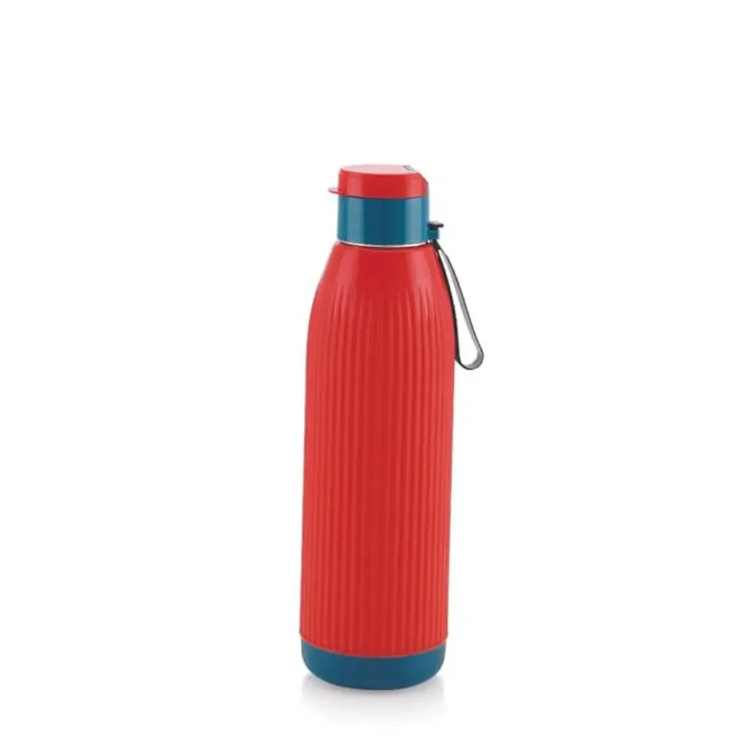 Liza Stainless Steel Insulated Water Bottle (800ML) For School, Office, Gym & Colleges Red