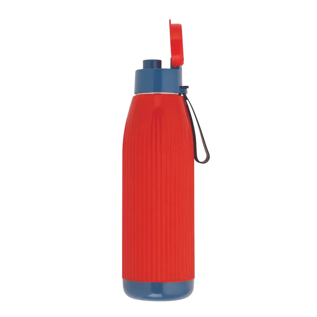 Liza Stainless Steel Insulated Water Bottle (800ML) For School, Office, Gym & Colleges Red