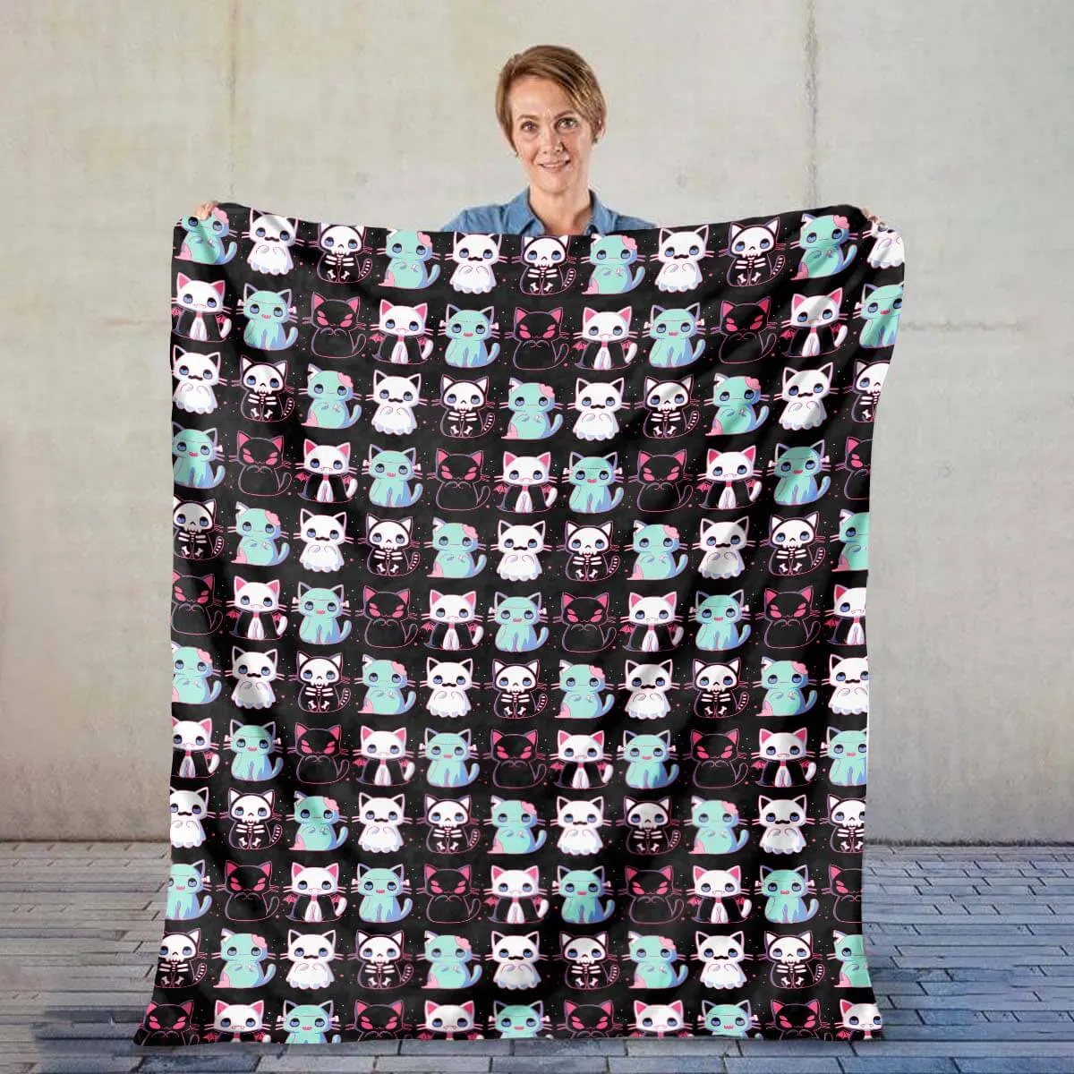 Lovely Cats - B185 - Premium Blanket