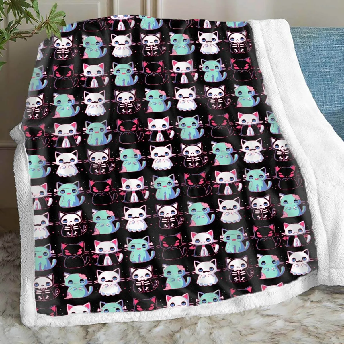 Lovely Cats - B185 - Premium Blanket