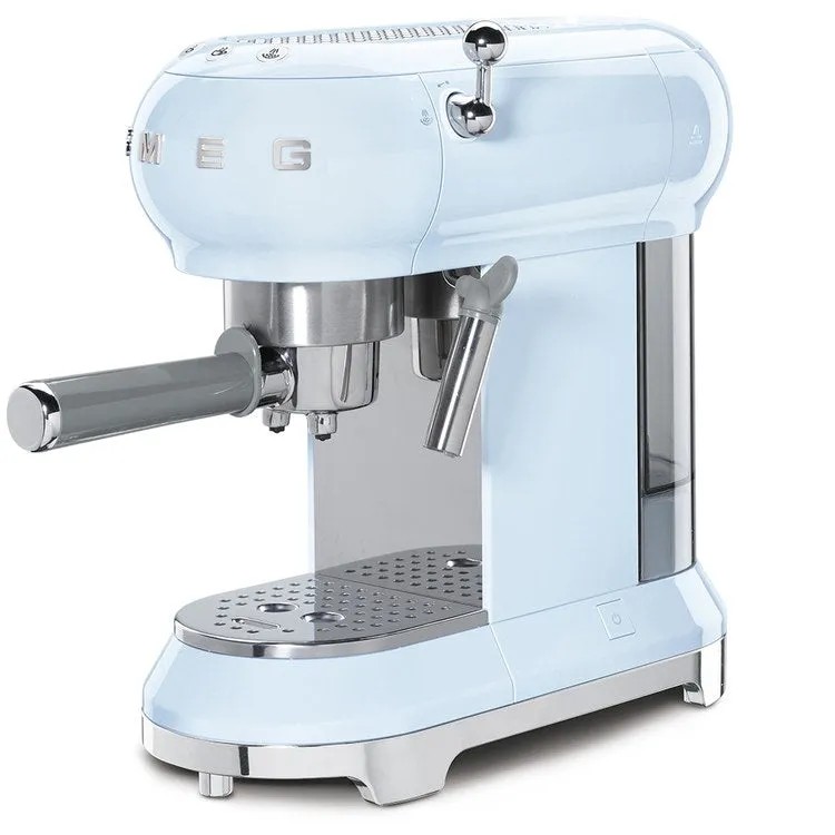 Manual Espresso Machine - Pastel Blue