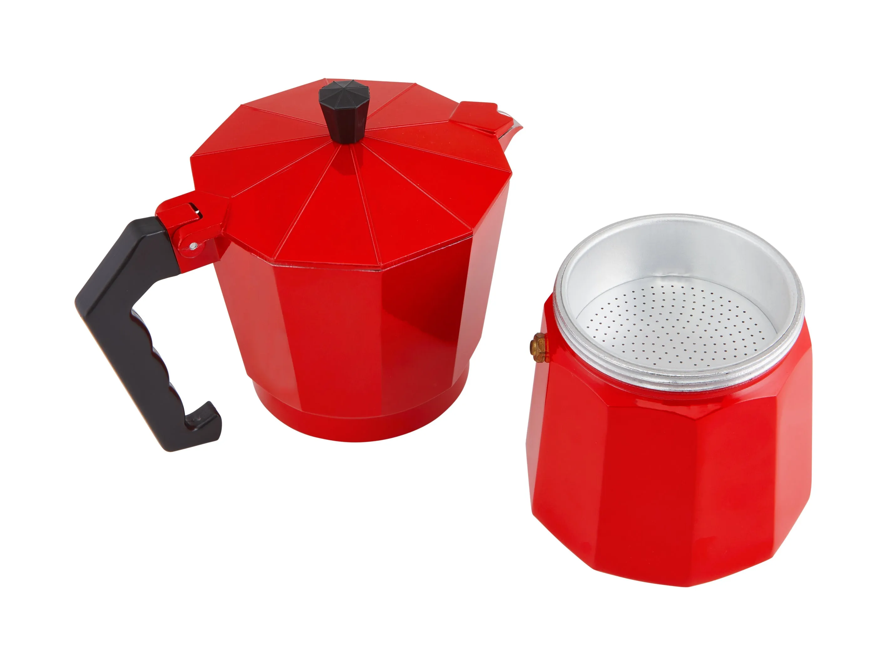 Maxwell & Williams Blend Traditional Stovetop Espresso Maker 9cup - Red