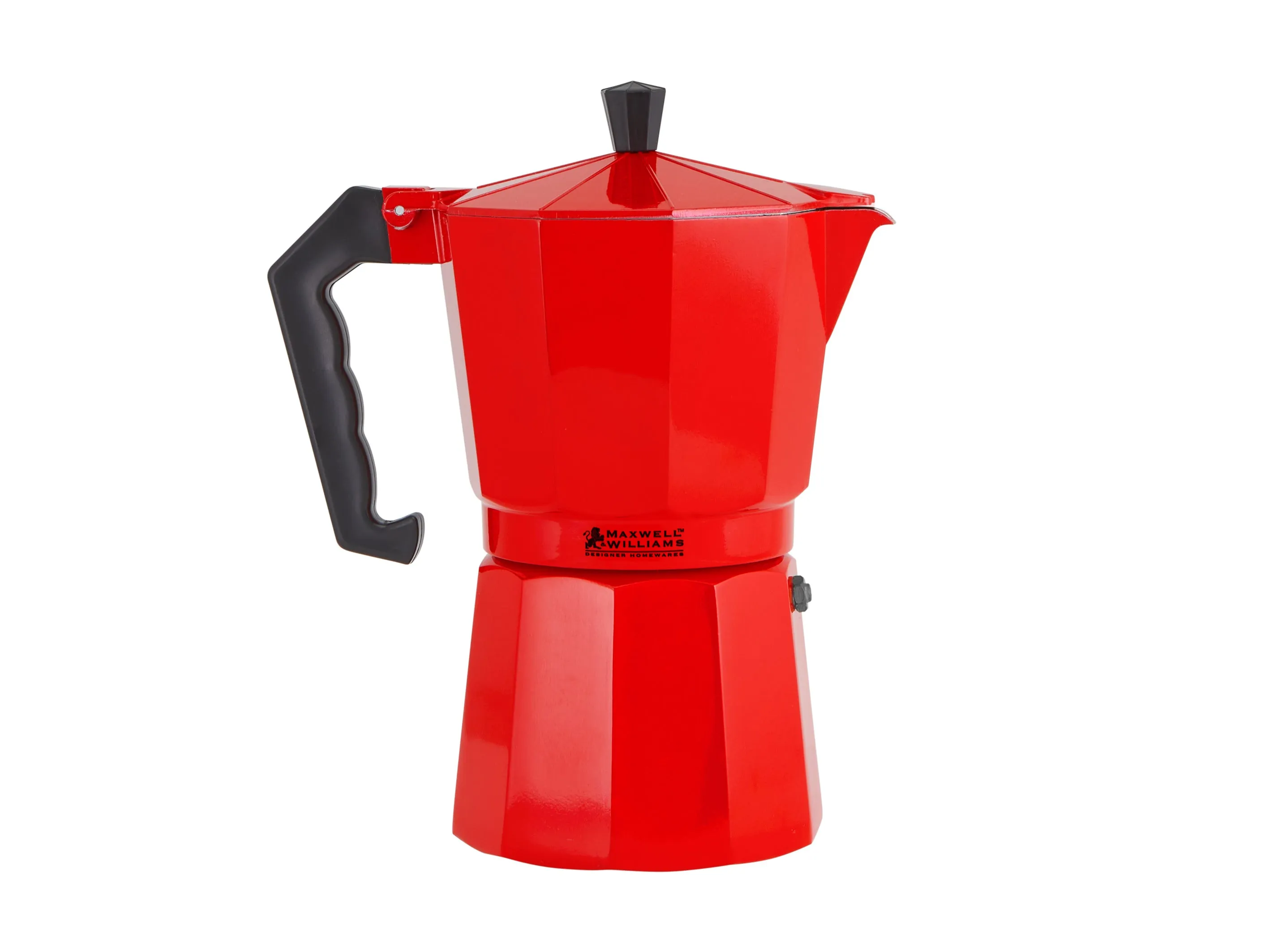 Maxwell & Williams Blend Traditional Stovetop Espresso Maker 9cup - Red