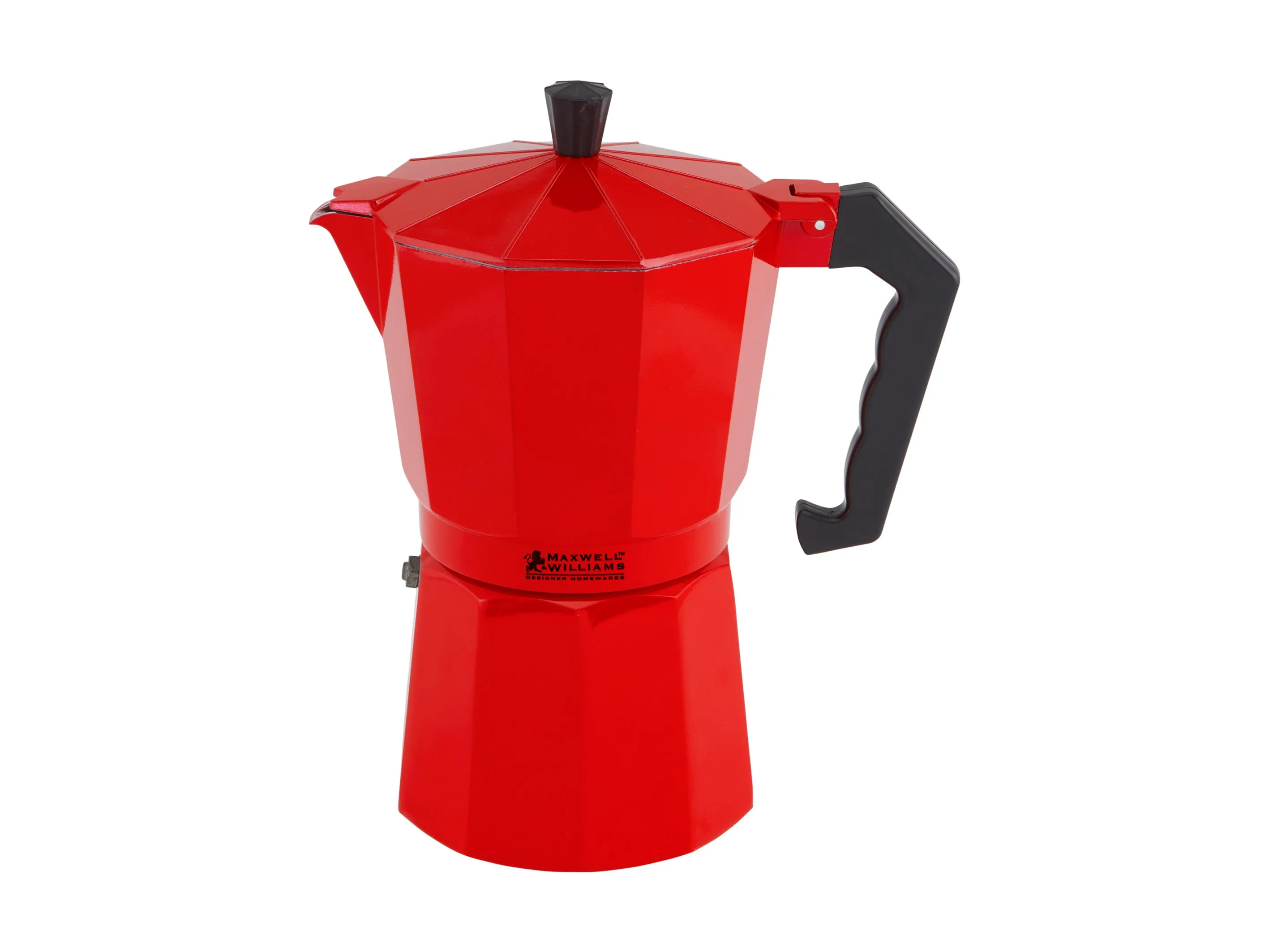 Maxwell & Williams Blend Traditional Stovetop Espresso Maker 9cup - Red