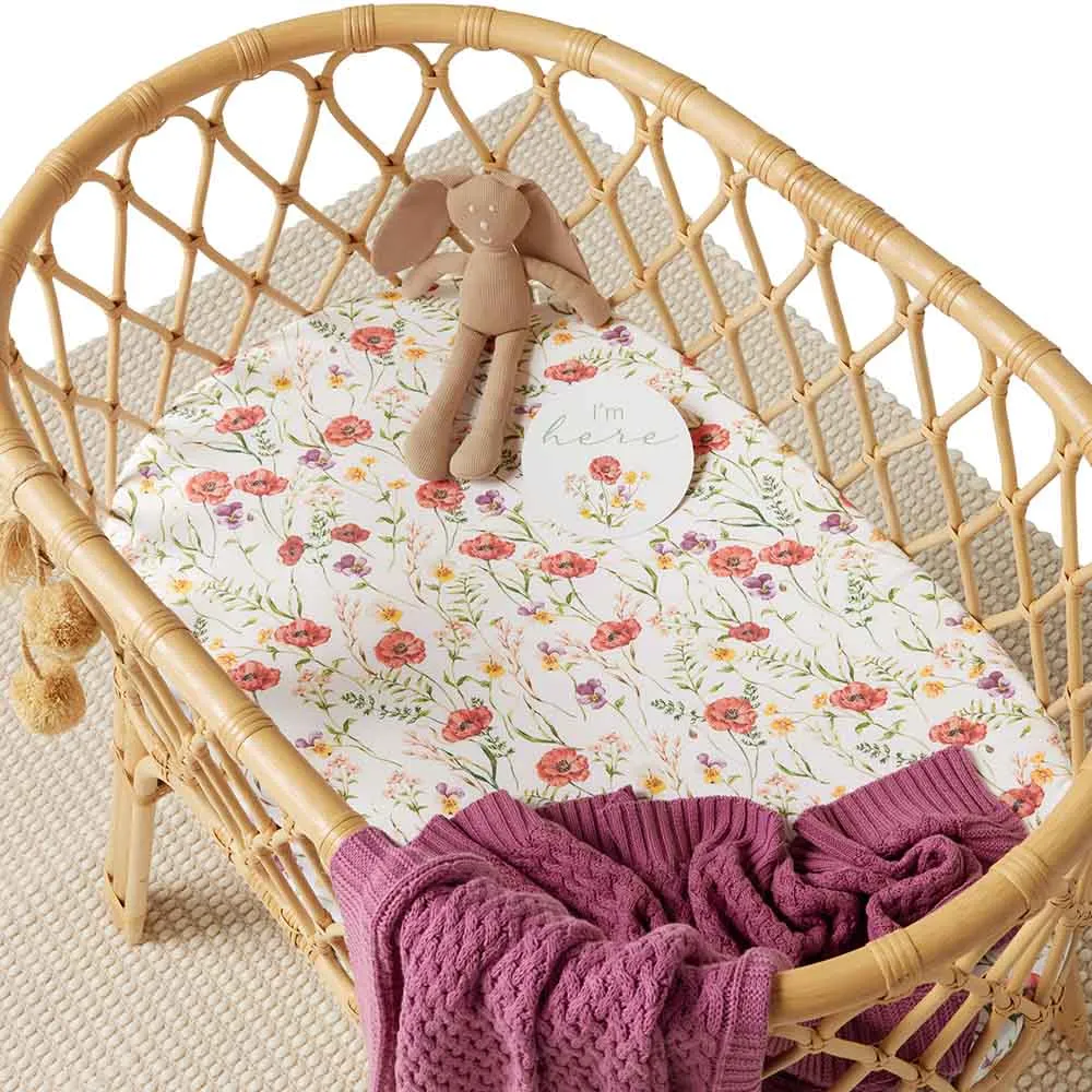 Meadow | Bassinet Sheet / Change Pad Cover