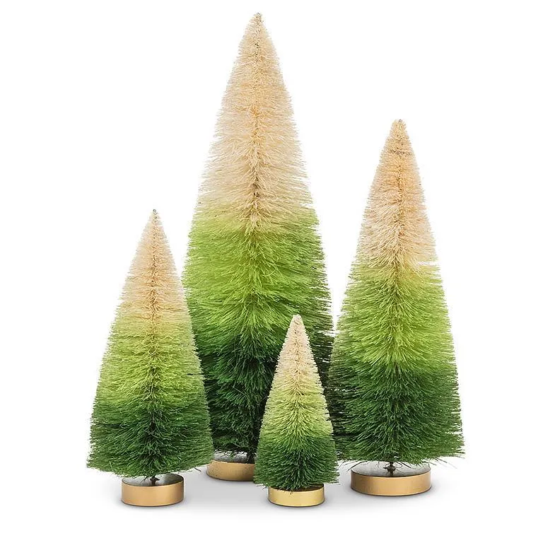 Medium Ombre Green Brush Tree