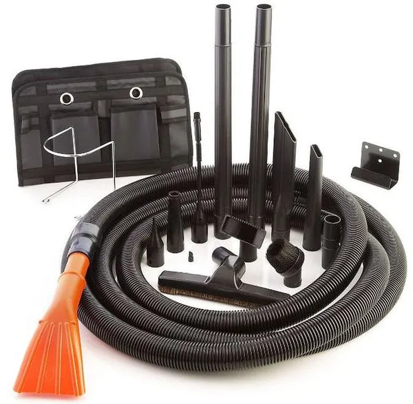 Metrovac FULL SIZE VAC N BLASTER 8.0 PEAK HP VACUUM CLEANER/BLOWER W/ ACCESSORIES   30' HOSE   10 FOOT CAR DRYER HOSE