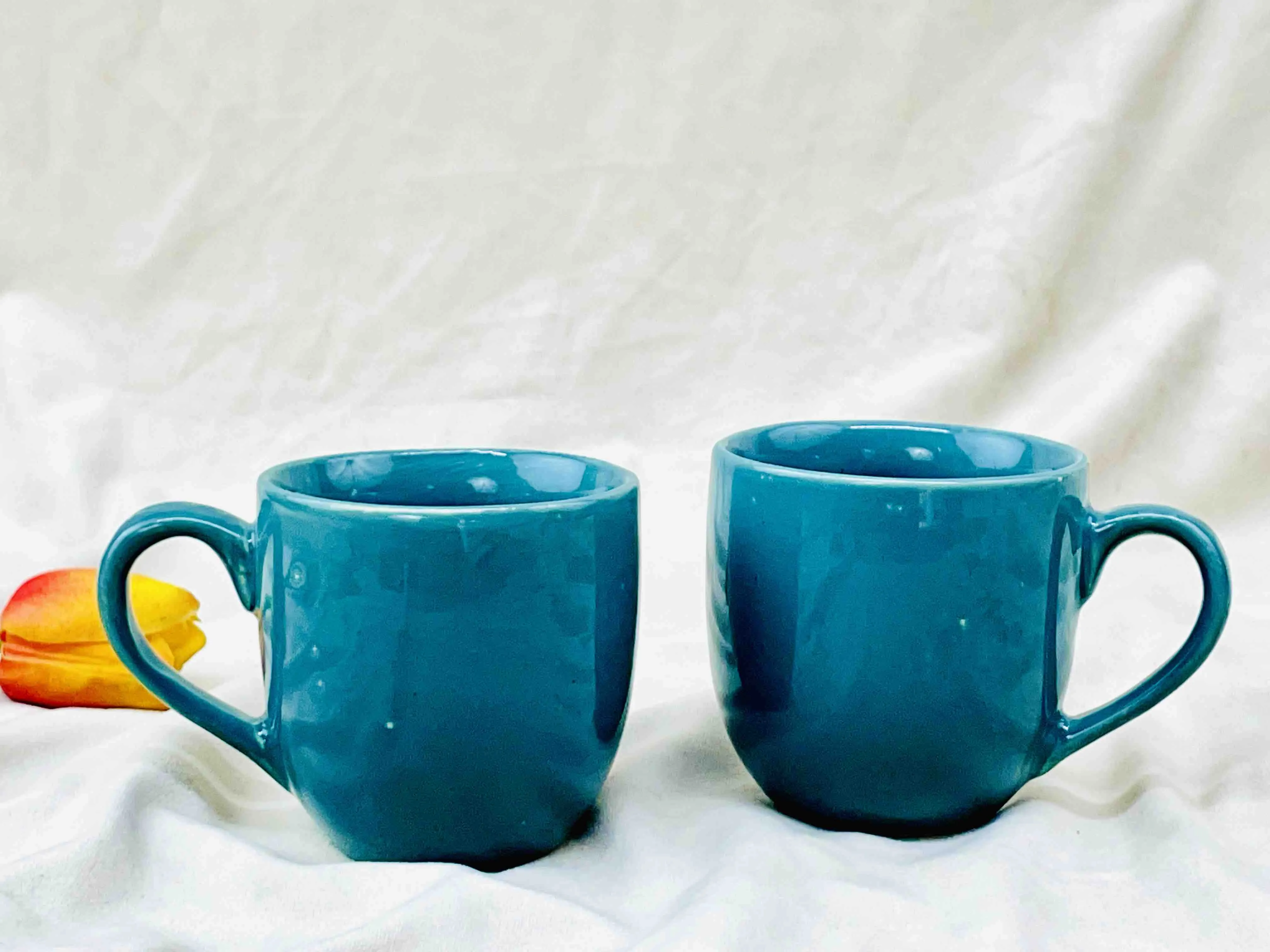 MIDNIGHT BLUE CEREMIC CUP - SET OF 2