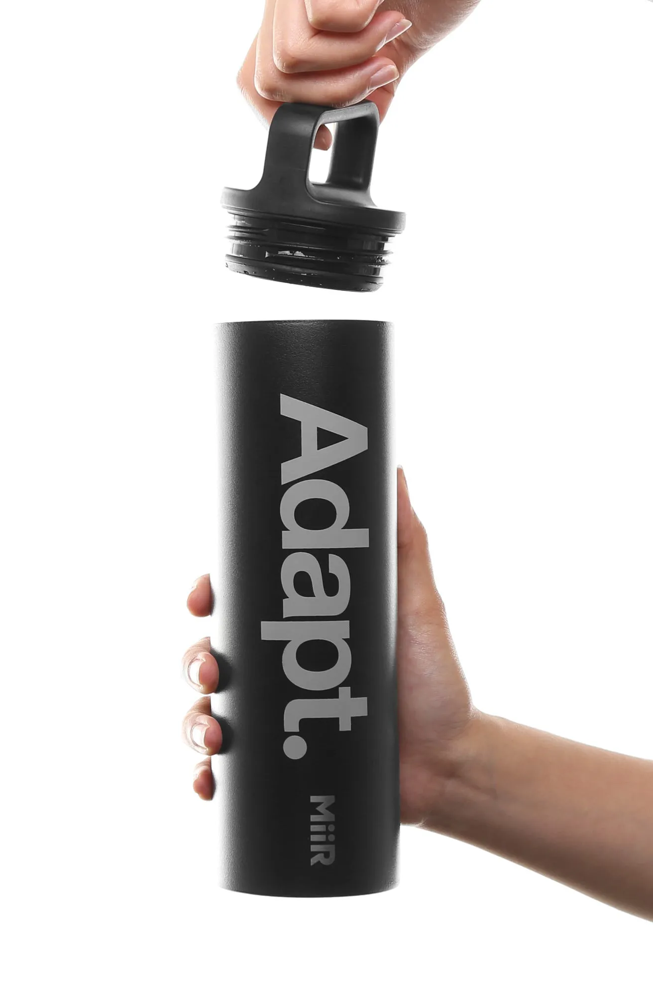 MiiR x Adapt :: Strata (Black 20 oz Wide-Mouth Bottle)