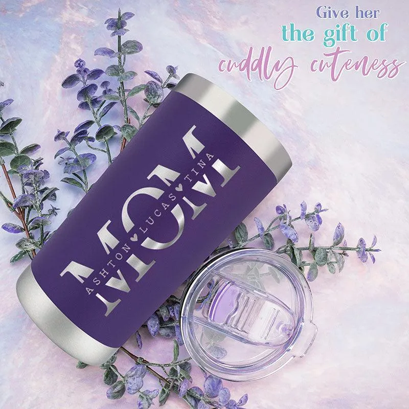 Mom Tumbler with Kid Names