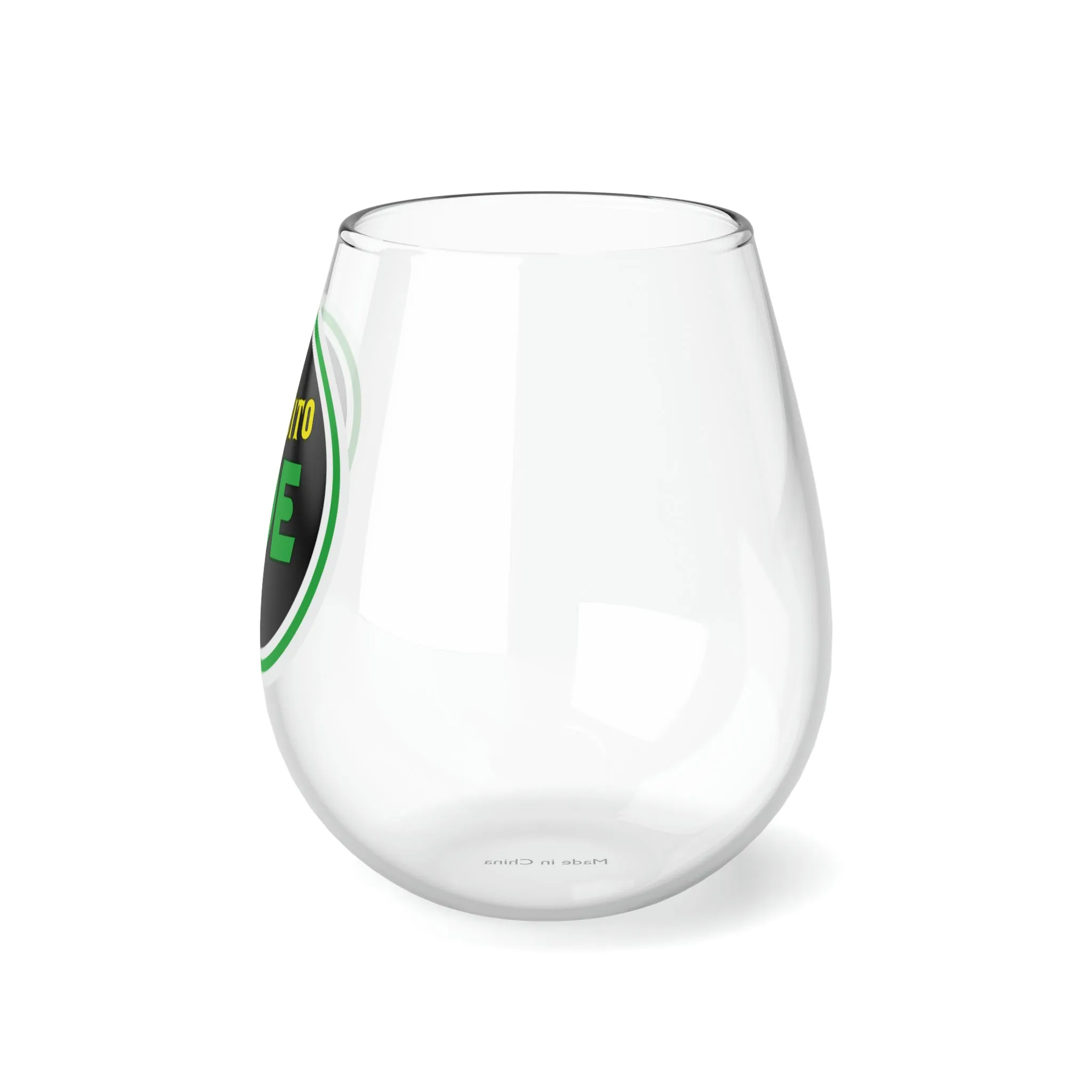 Mosquito Joe Stemless Wine Glass, 11.75oz