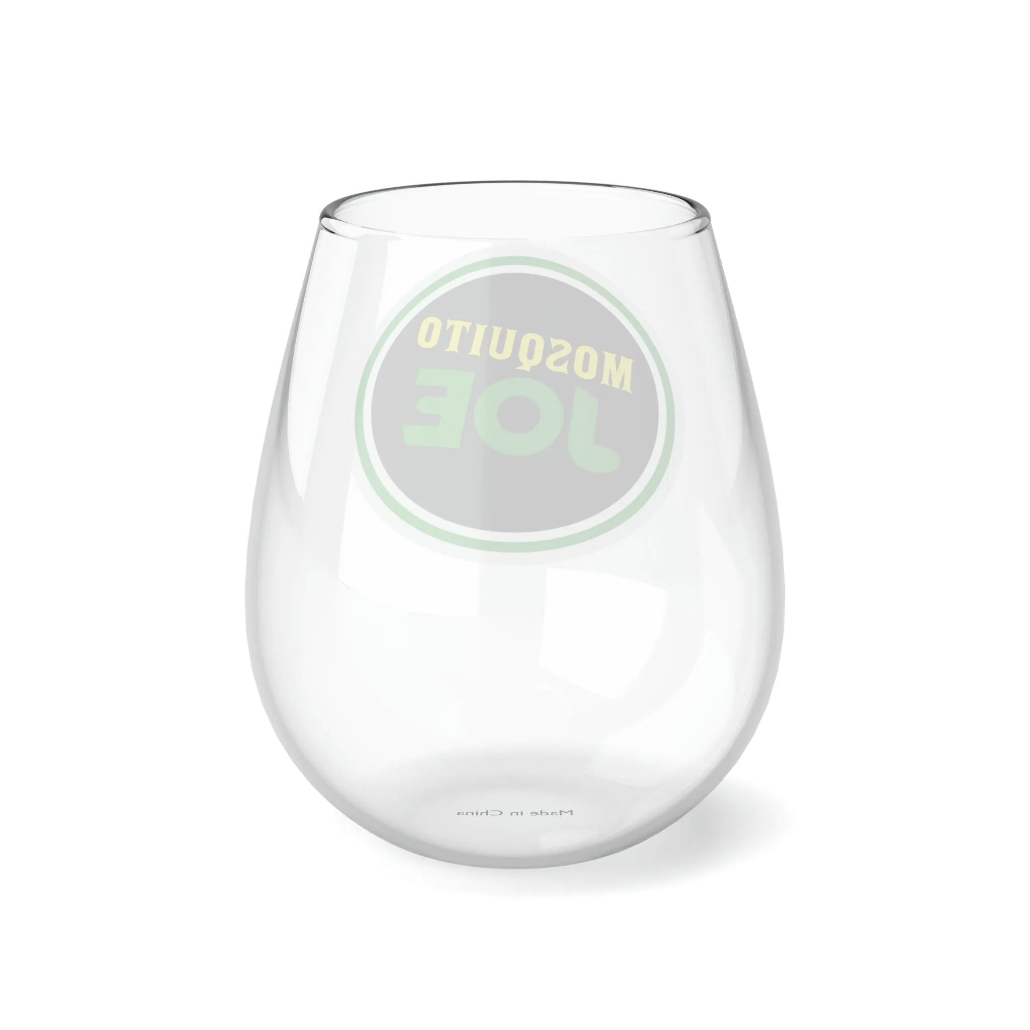 Mosquito Joe Stemless Wine Glass, 11.75oz