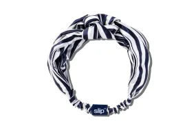 Navy Stripe Knot Headband