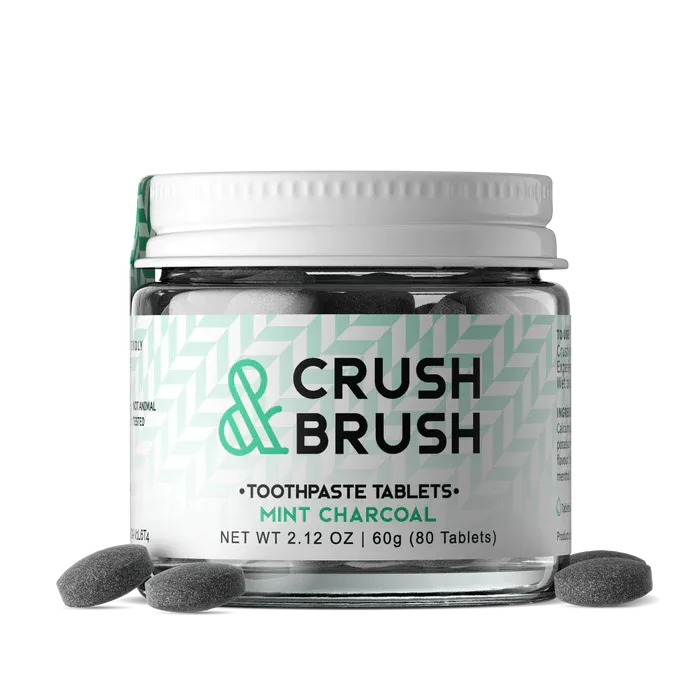 Nelson Naturals Crush n' Brush Toothpaste / mouthwash Tablets