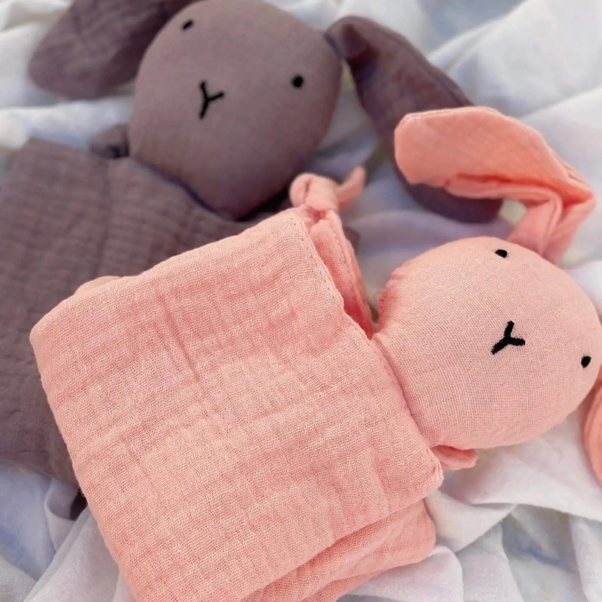 Nenina & Co. Dou Dou Bunny Comforter Rose