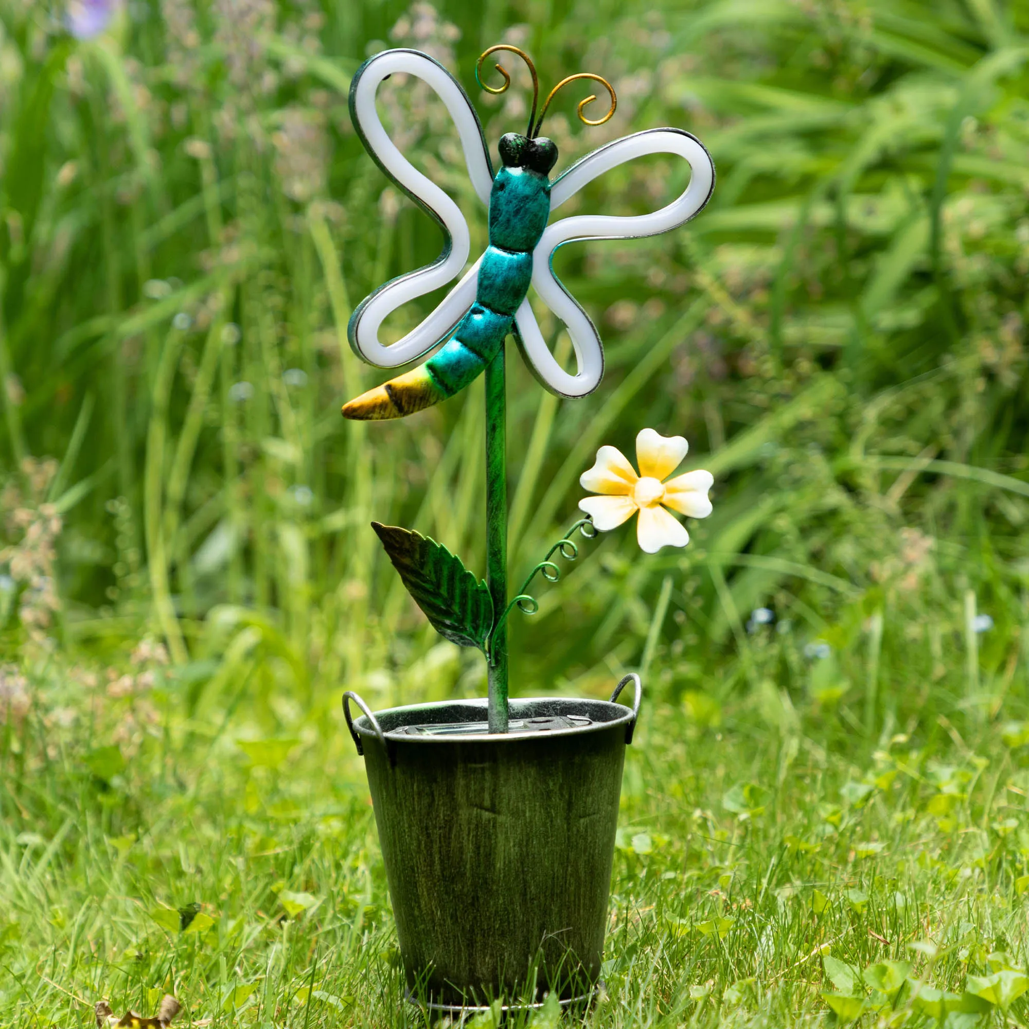 Neon Fluttering Friends Solar Light