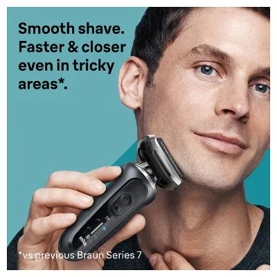 New - Braun Series 7-7171cc Rechargeable Wet & Dry Shaver   Smart Care Center