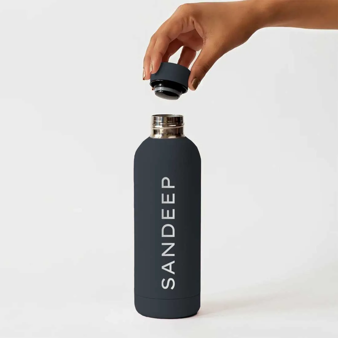 Nutcase Personalized Water Bottle Stainless Steel Double Insulated 500ml Bottles for Office Home Travel- BPA Free, Leakproof