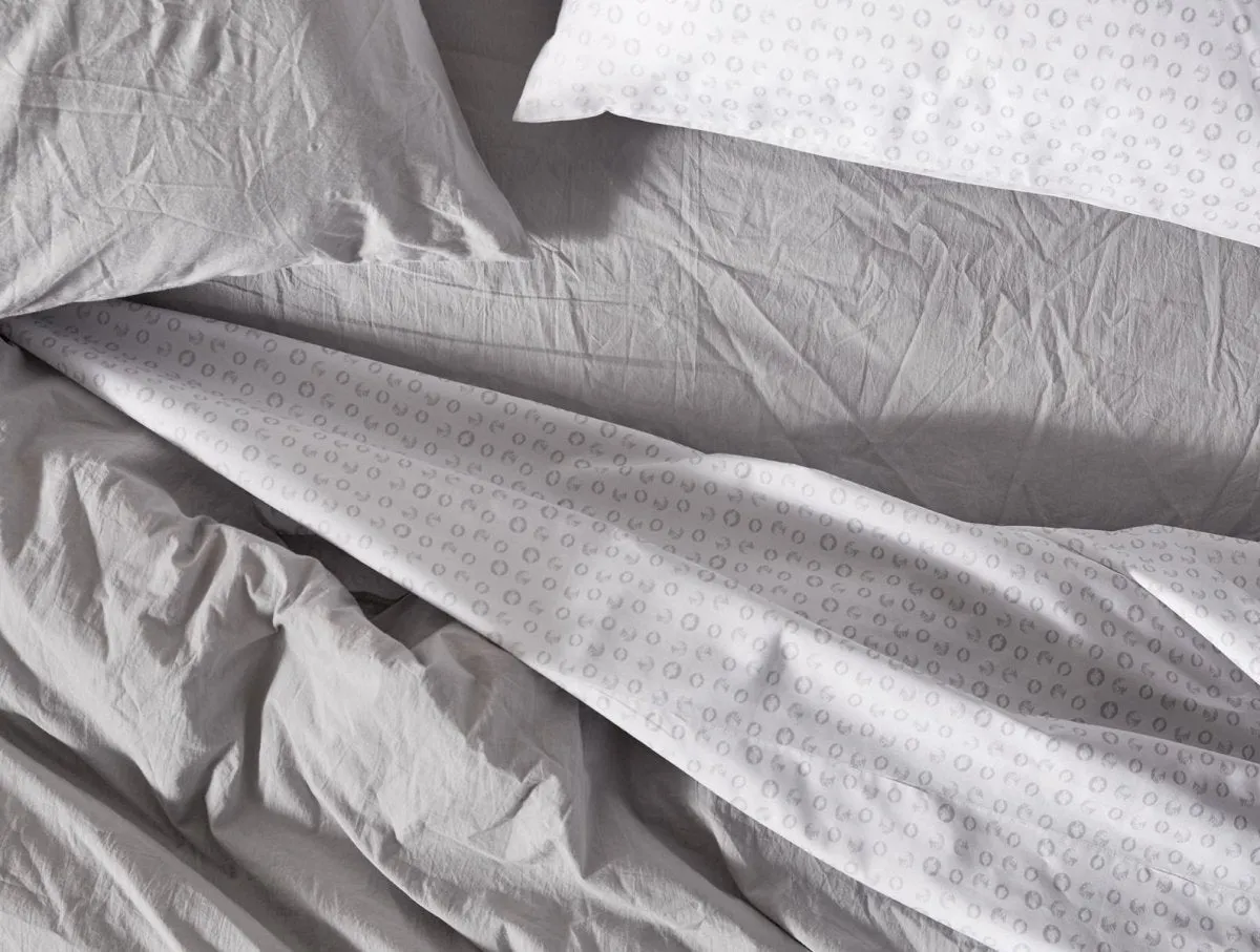 Organic Crinkled Percale Sheet Sets by Coyuchi