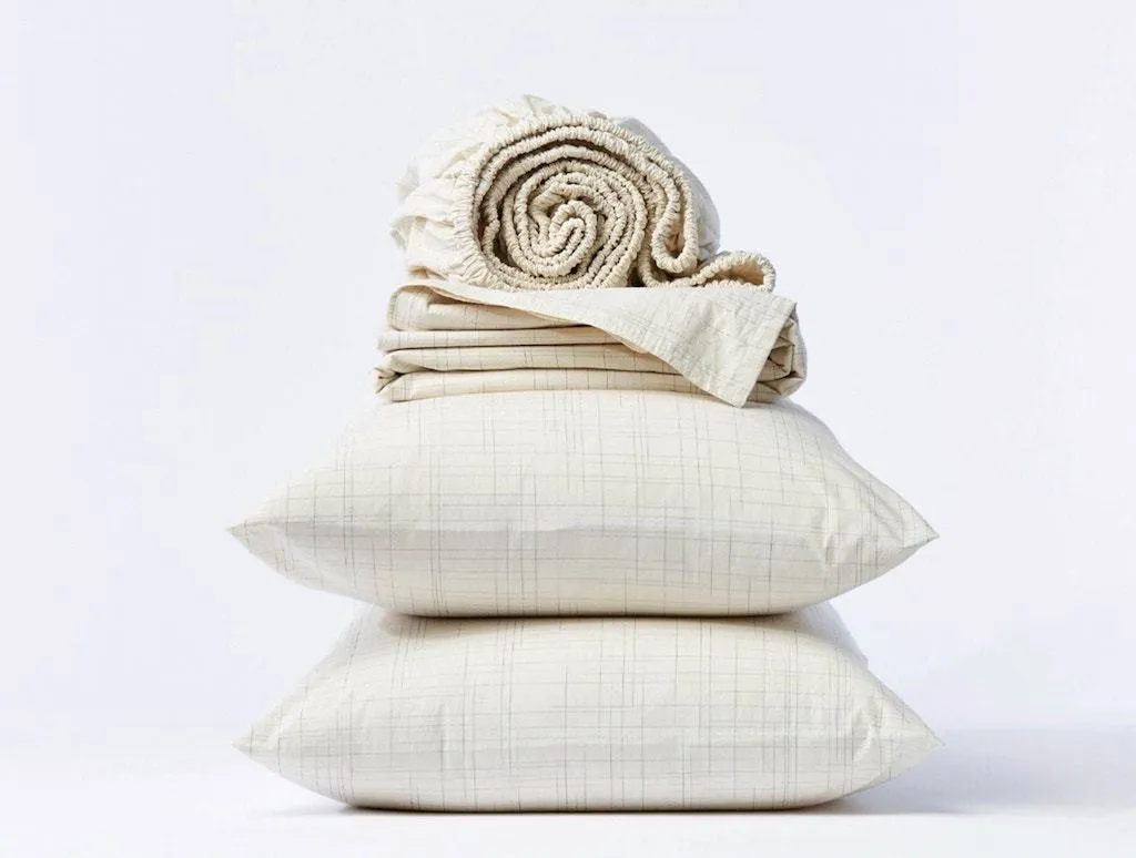 Organic Crinkled Percale Sheet Sets by Coyuchi