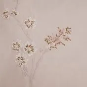 Oriental Blossom Embroidered Pale Blush Pillowcase