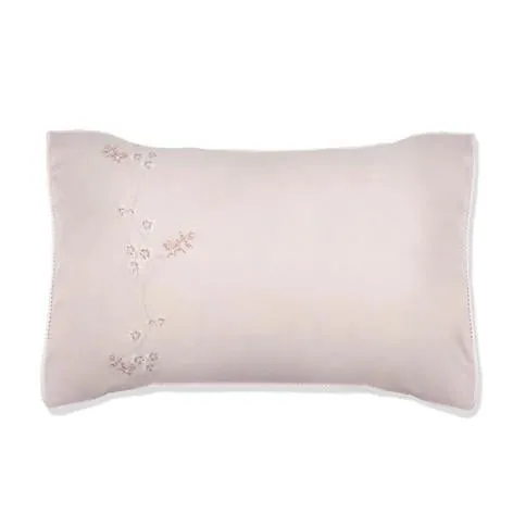 Oriental Blossom Embroidered Pale Blush Pillowcase